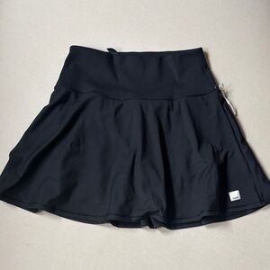 Vuori Black Circle Skirt with Built-In Shorts